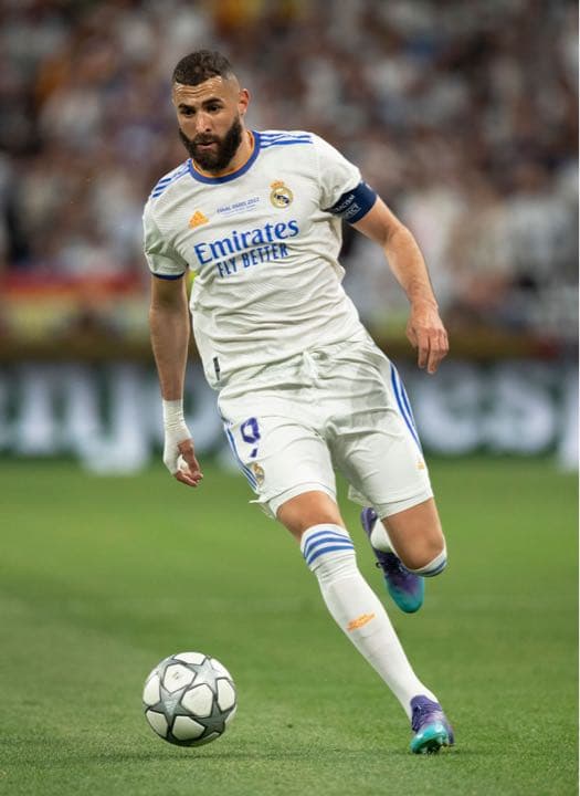 バロンドール初受賞　カリム・ベンゼマ　選手支給品