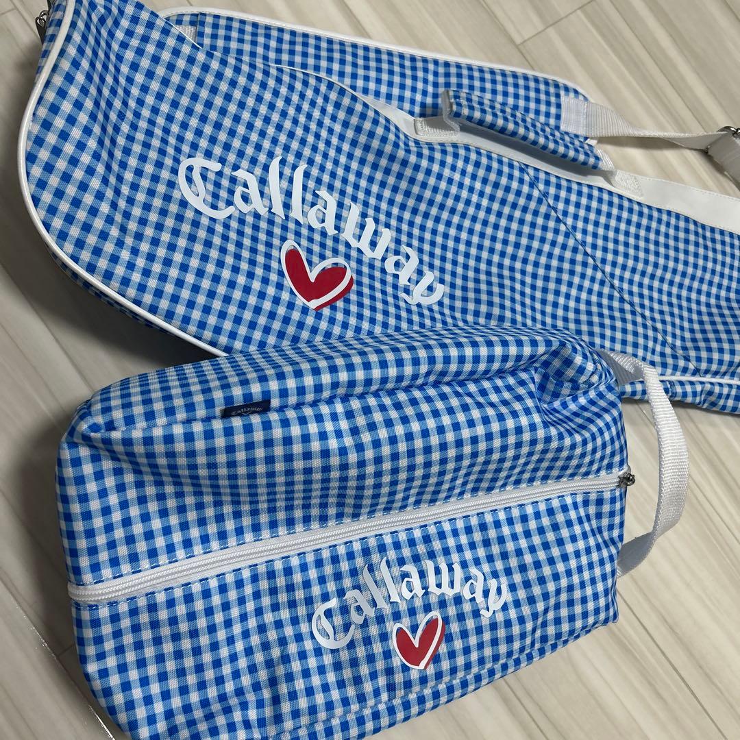 【セット】キャロウェイ　ラブキャロウェイ　クラブケース　シューズケース