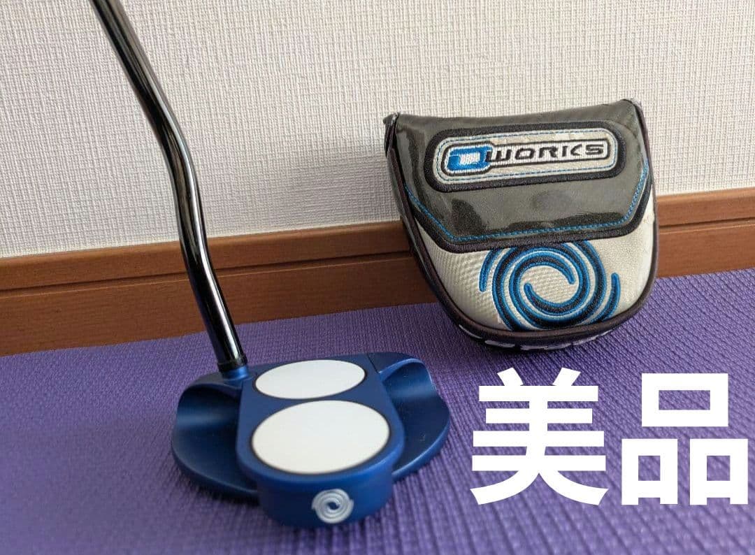 （美品）オデッセイパター O-WORKS BLUE パター 2-BALL