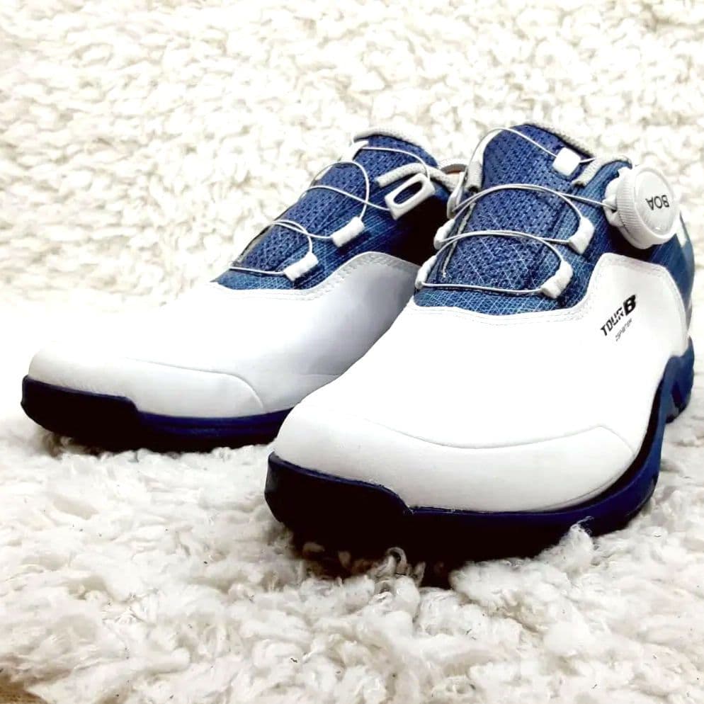 美品 25㎝◎ブリヂストン TOUR B ZSP-BITER ゴルフシューズ 白