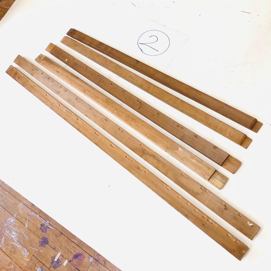 絵画用 木枠 キャンバス枠 F100号 杉材 KISO刻印 良品 送料込み ②