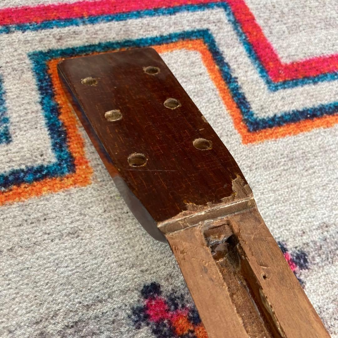 マ*ズ様 ハンドメイドギター　制作途中　ウォルナット　パーツ付き