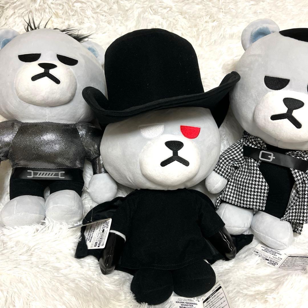 BIGBANG KRUNKぬいぐるみ全3種×2タイプビッグバンジヨンタプほぼ新品