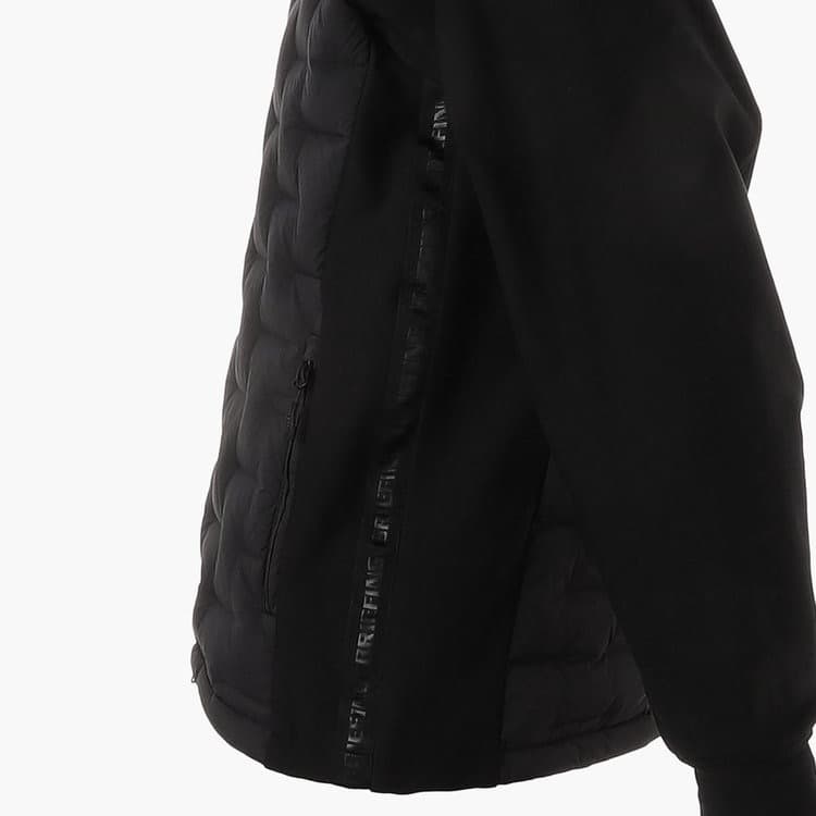 BRIEFING MEN’S HYBRID DOWN PARKA BLACK