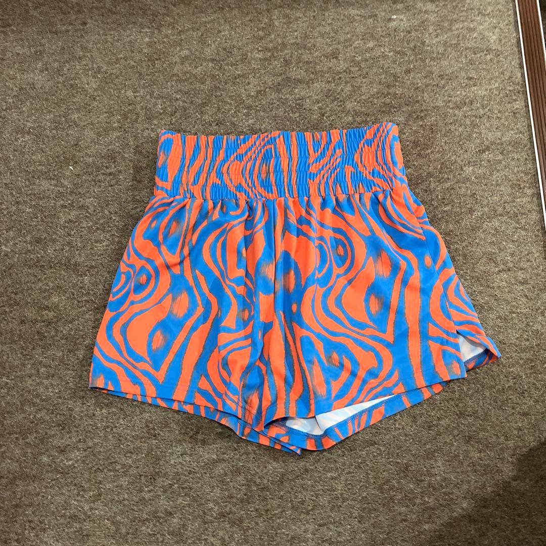 タグ付◆ジュンコシマダ◆オレンジ＆ブルー◆パンツとキャップ2点セット◆ダイエット