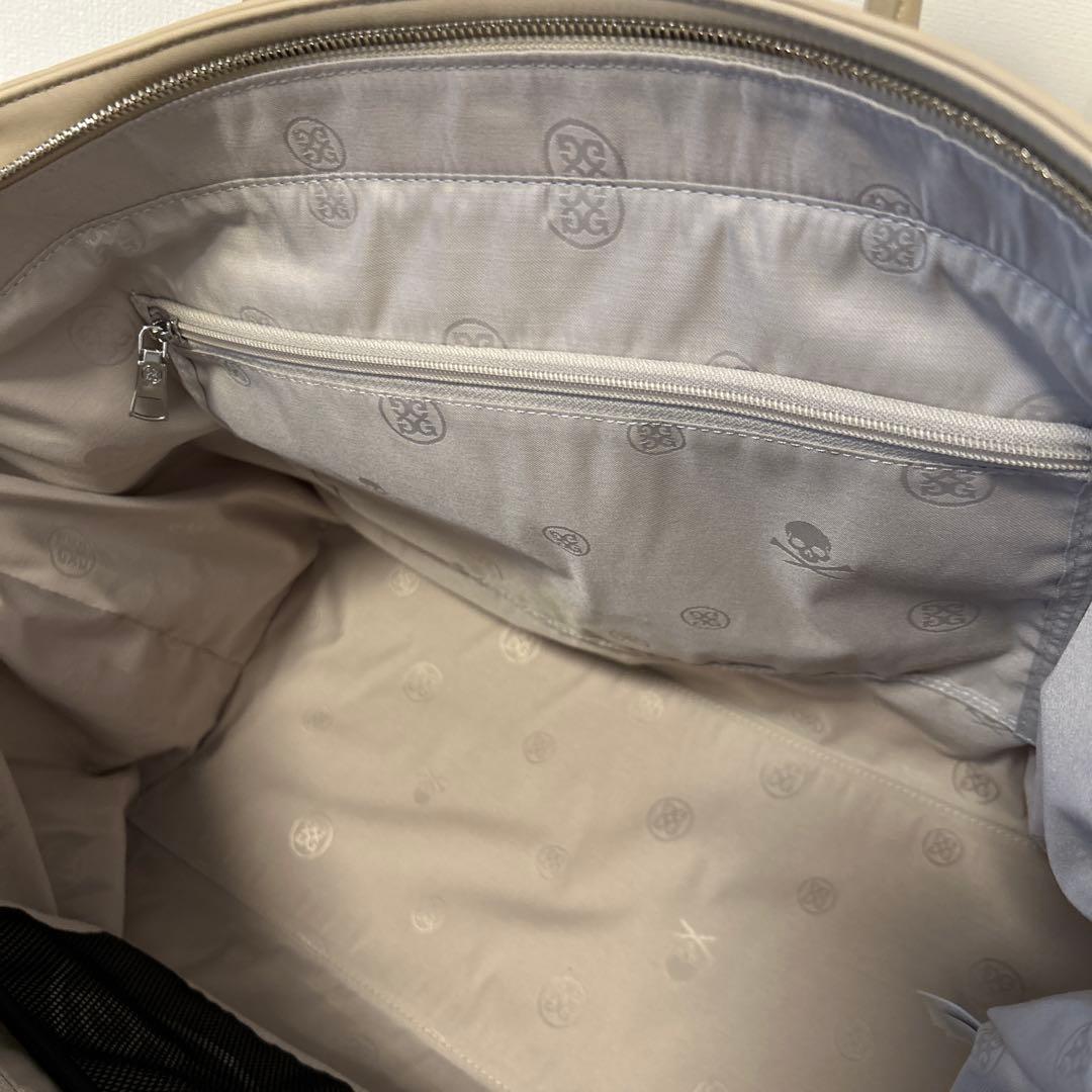 ほぼ未使用　ジーフォア　ロッカーバッグ　ベージュ　トート型