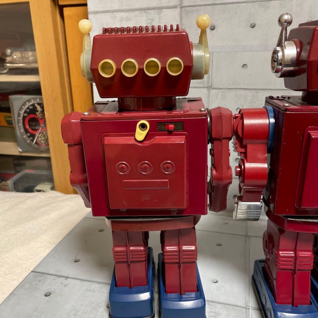 堀川玩具ジャンボ火星大王（初期型）と（後期型）箱無し日本製（可動保証不可）の2台
