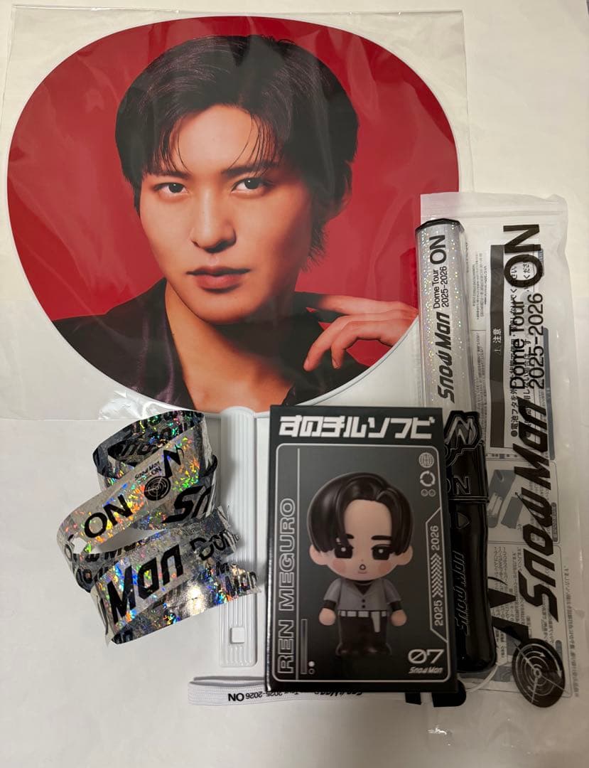  Man ON 目黒蓮 めめ ペンライト ソフビ うちわ