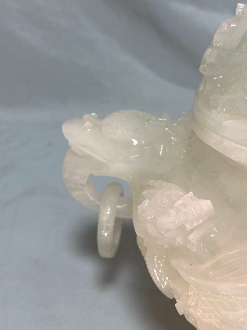 2634❣️ 白玉香炉　中国青海