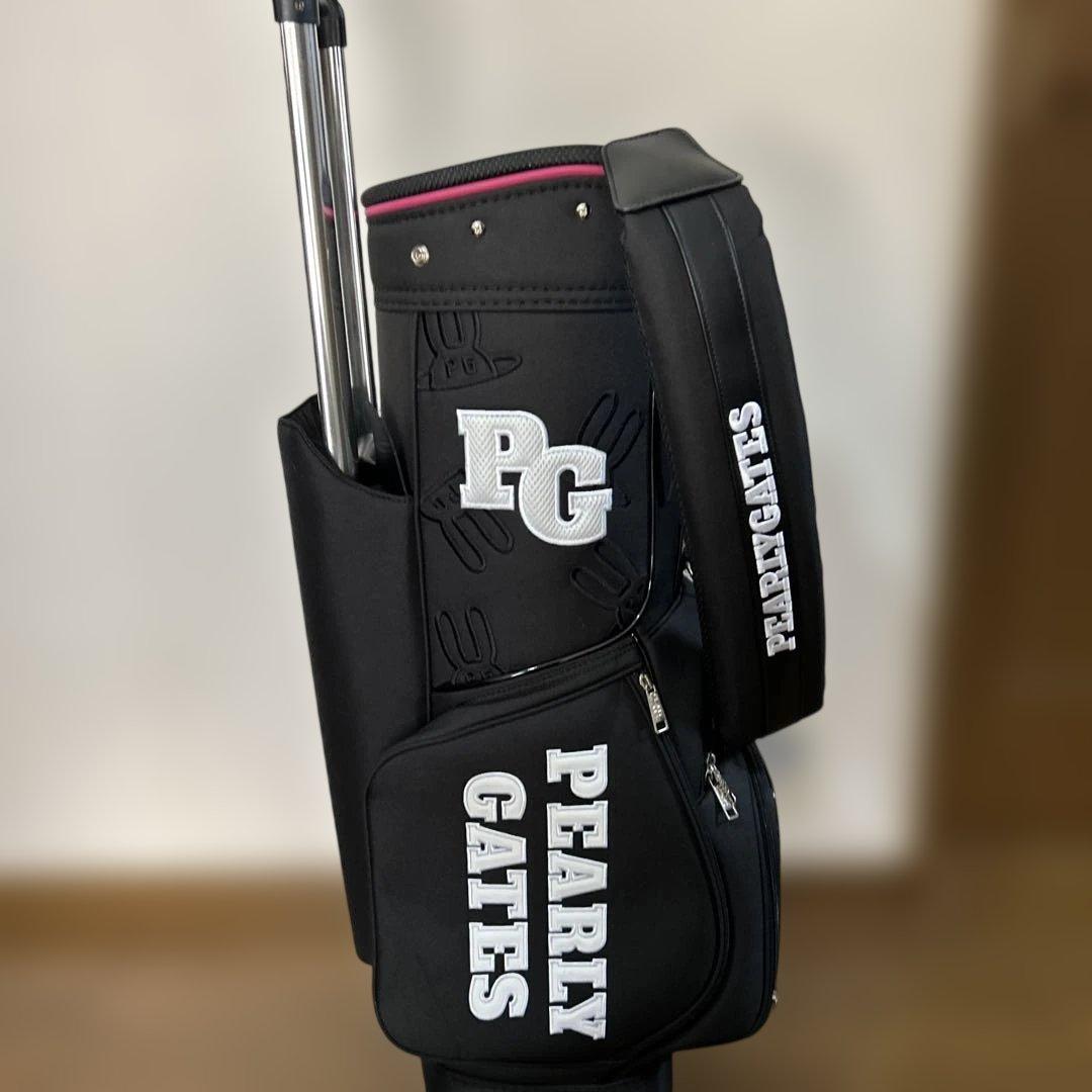 ひろなPEARLY GATES キャディバッグ ブラック