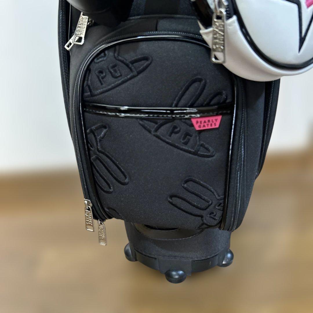 ひろなPEARLY GATES キャディバッグ ブラック