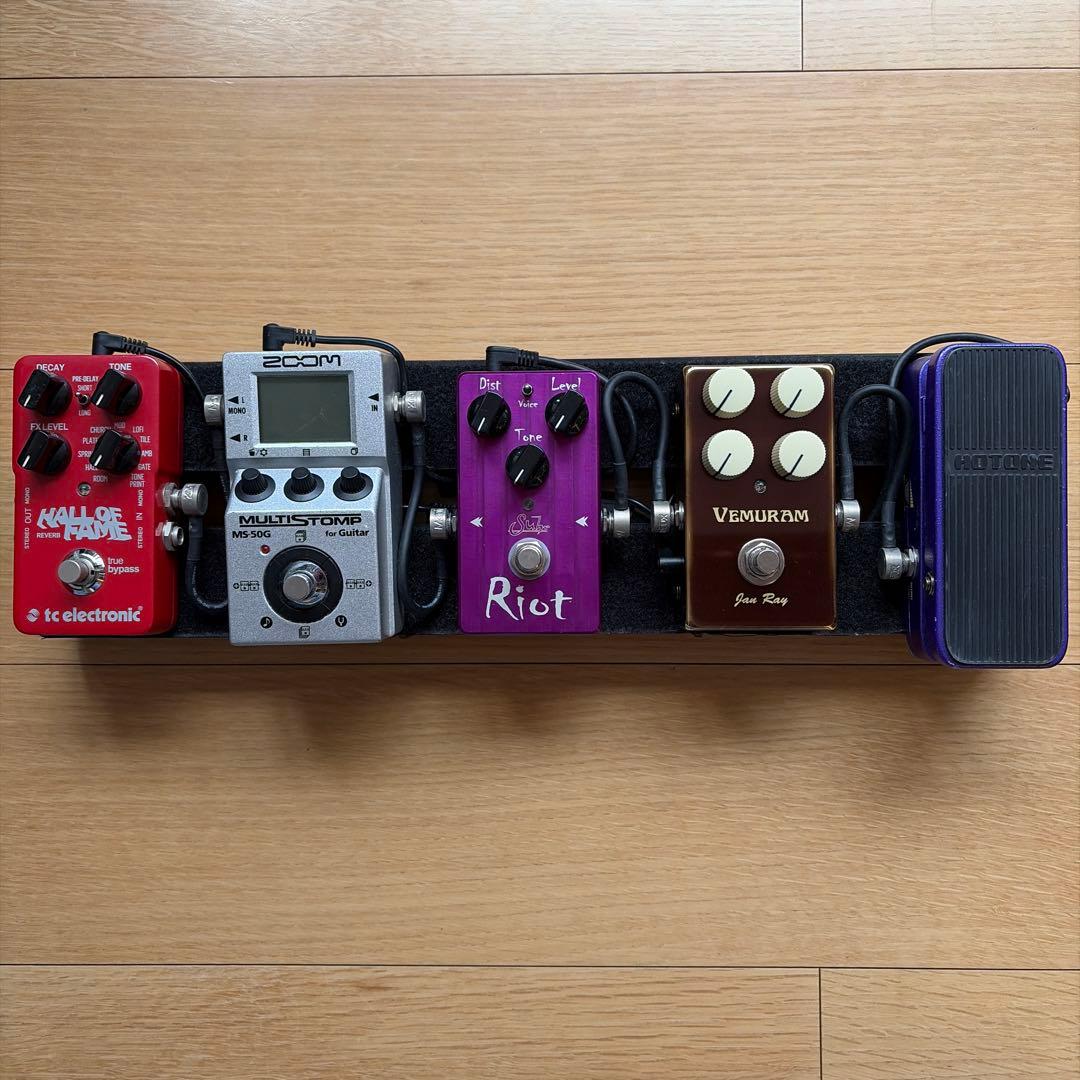 エフェクターボード一式(Jan Ray, Riot等)