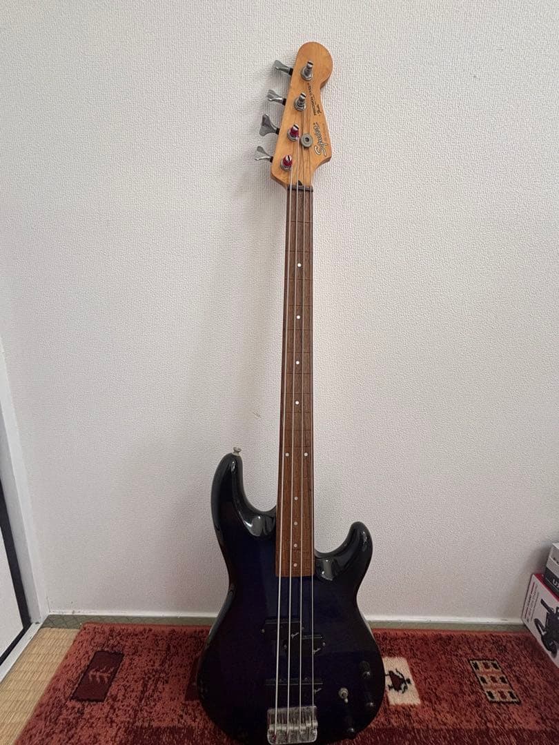 Fender JAPAN エレキベース ブルー ジャンク