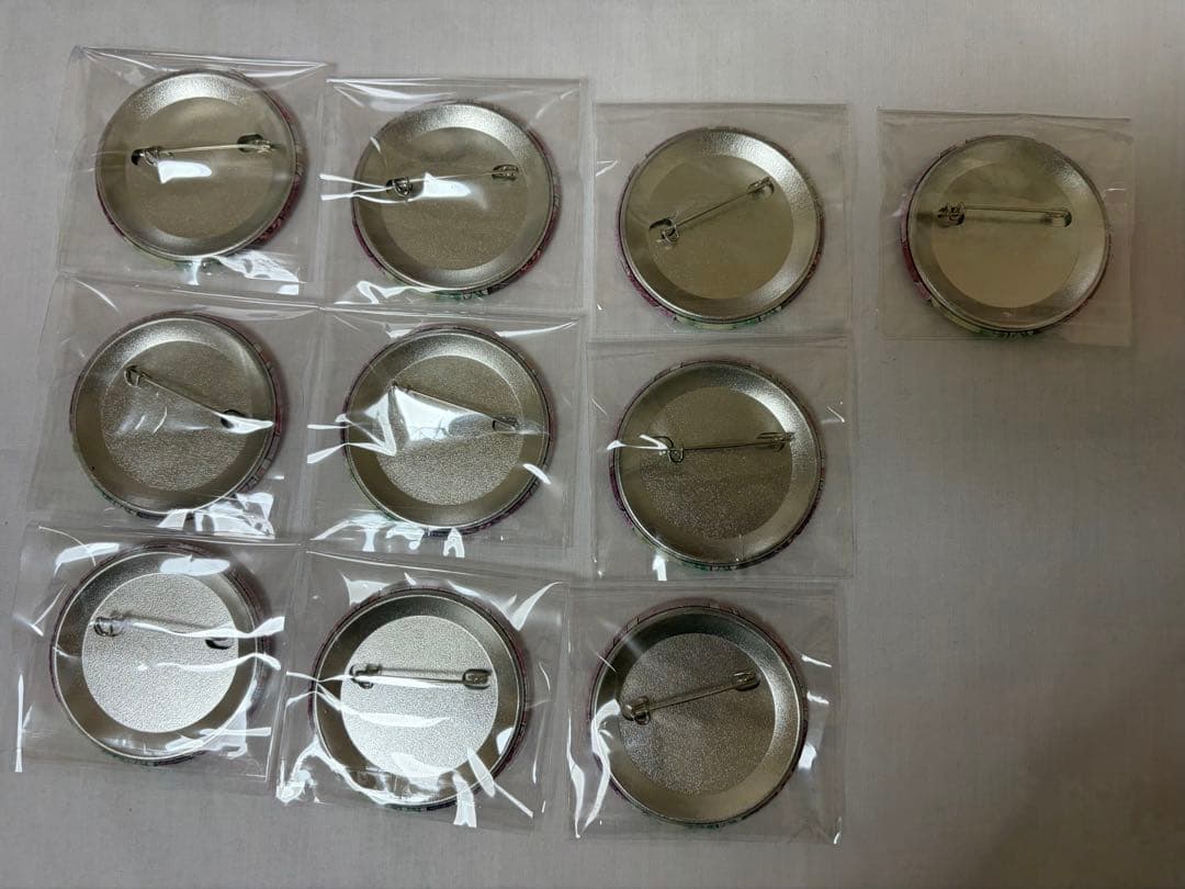 鬼滅の刃AGF2023卯年 ランダムグリッター缶バッジ甘露寺蜜璃9個セット