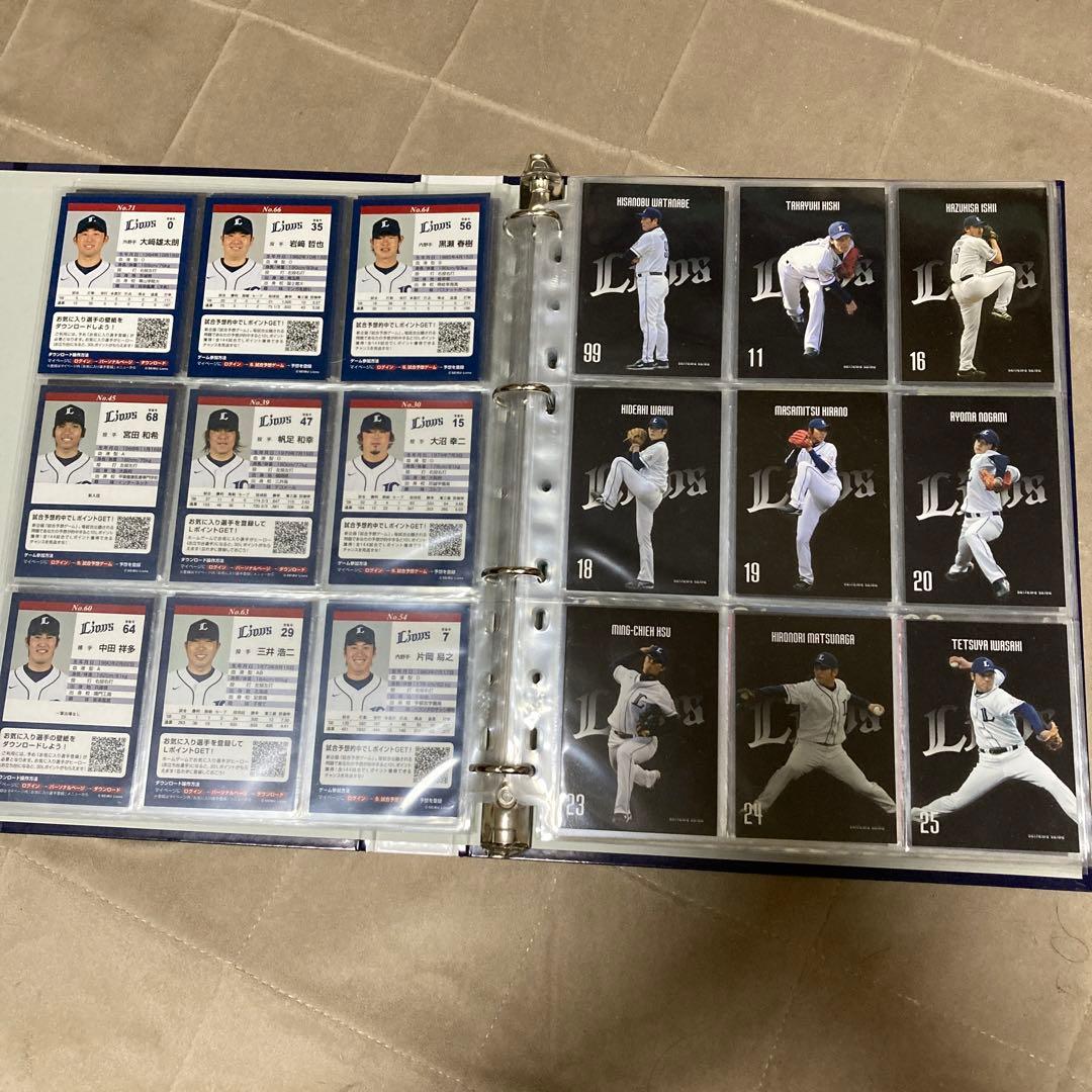 埼玉西武ライオンズ　カード　2008〜2018年　バインダー２冊