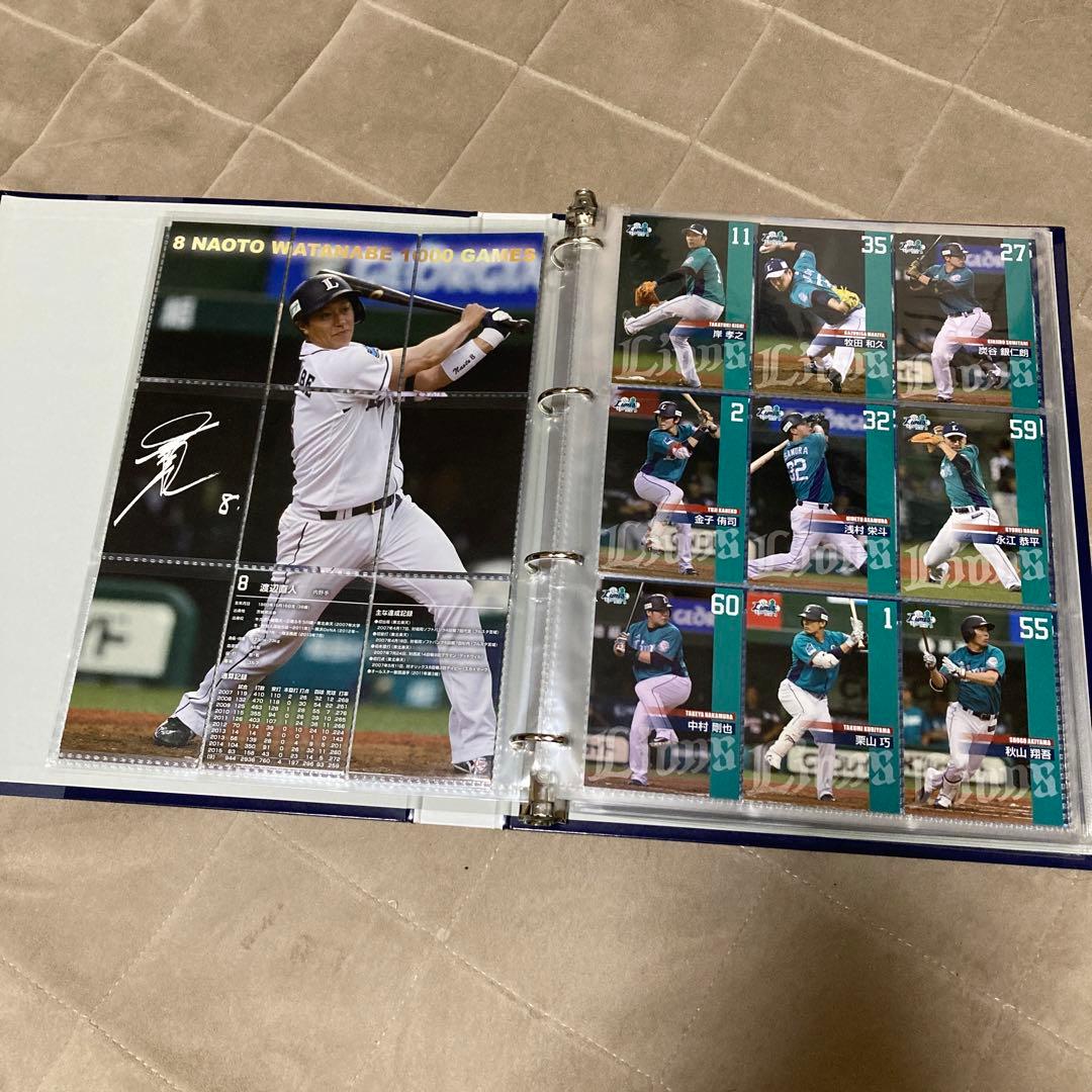 埼玉西武ライオンズ　カード　2008〜2018年　バインダー２冊