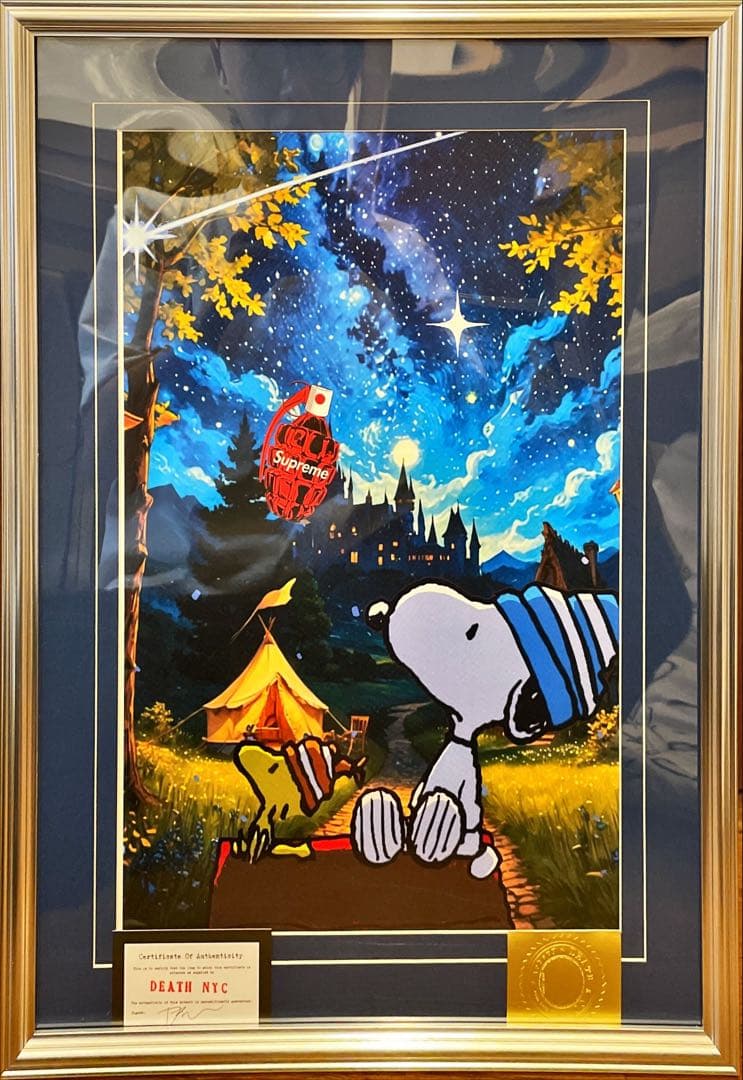 額込 世界限定100枚DEATH NYC アートポスター 現代アート 21