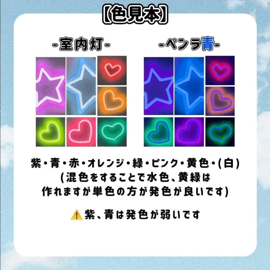 手書きネオンうちわオーダー mao*ページ