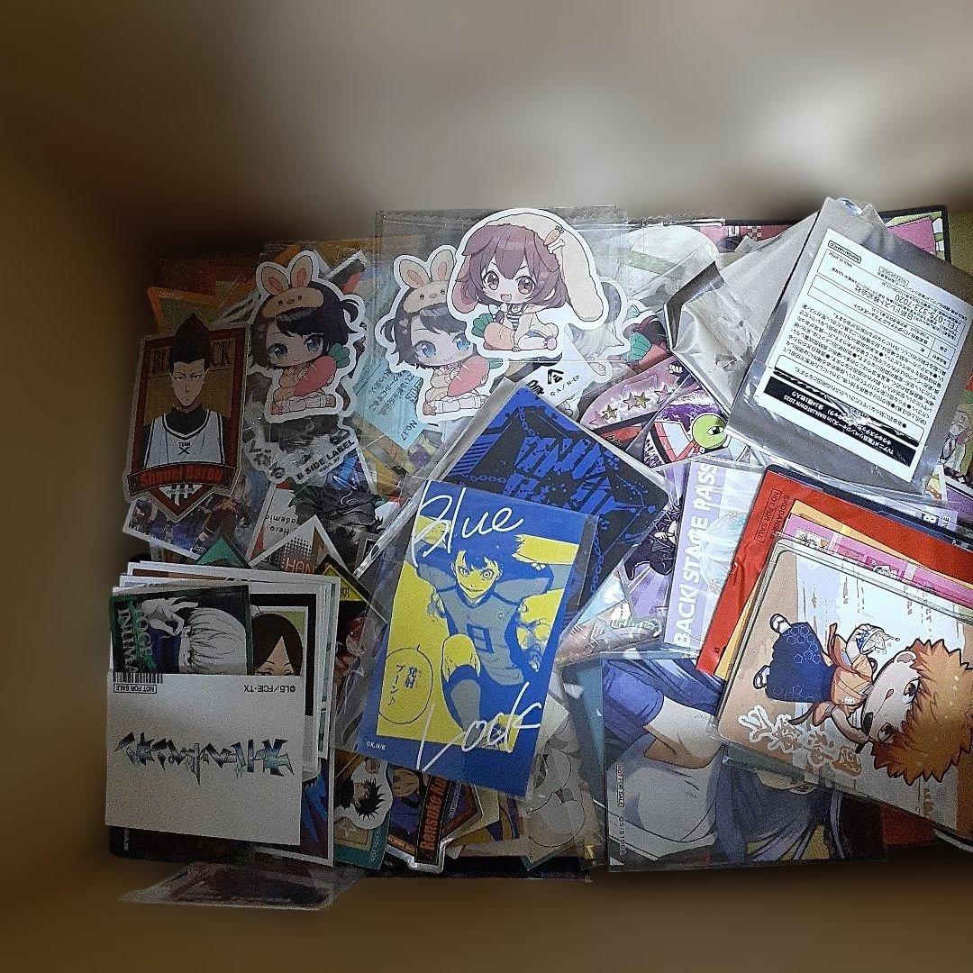 アニメ・マンガ・キャラクター　紙類　シール　ステッカー　ミニカード　まとめ売り