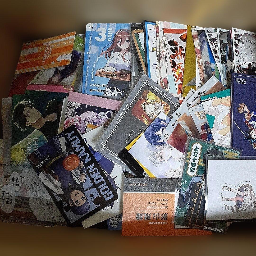 アニメ・マンガ・キャラクター　紙類　シール　ステッカー　ミニカード　まとめ売り