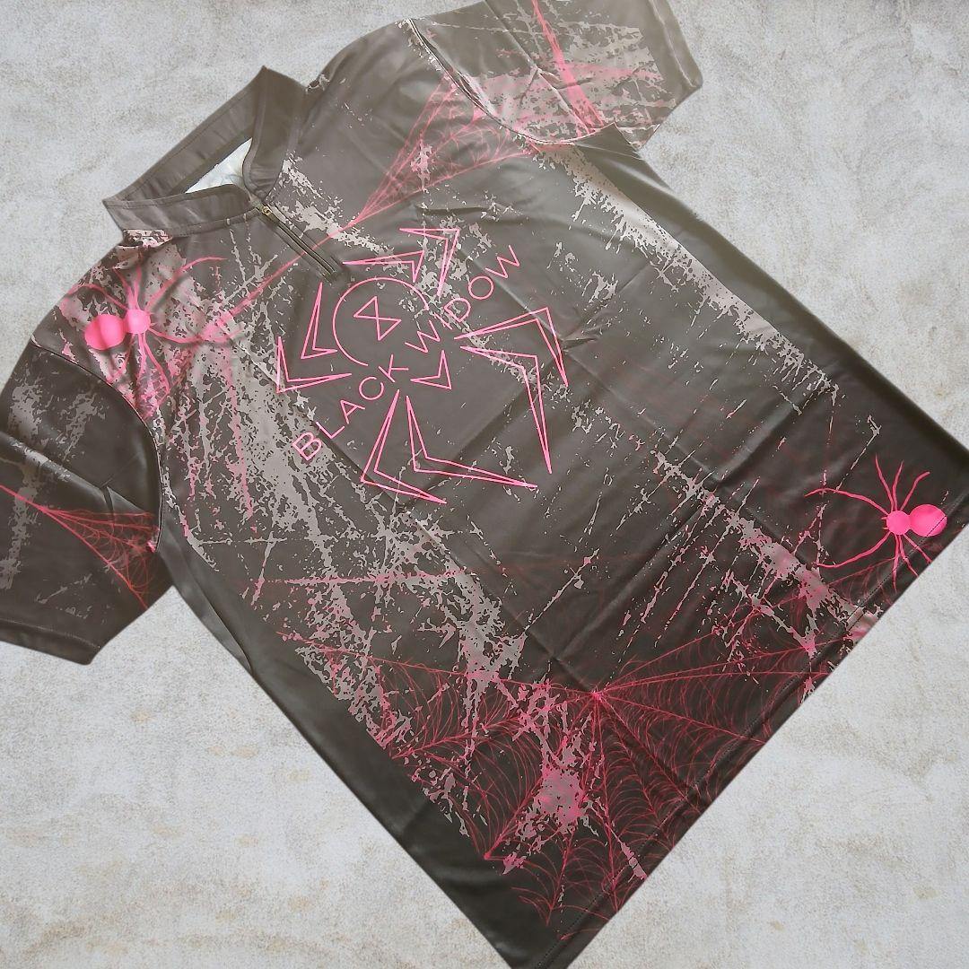 ✨新品✨ボウリングウェア　日本サイズ2XL　ブラックウィドー　ハンマー　ブラック