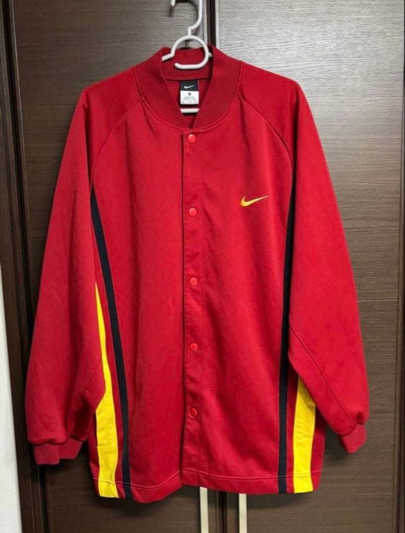 激レア 日本製 00s NIKE 上下セットアップ XL L サイドボタン 刺繍