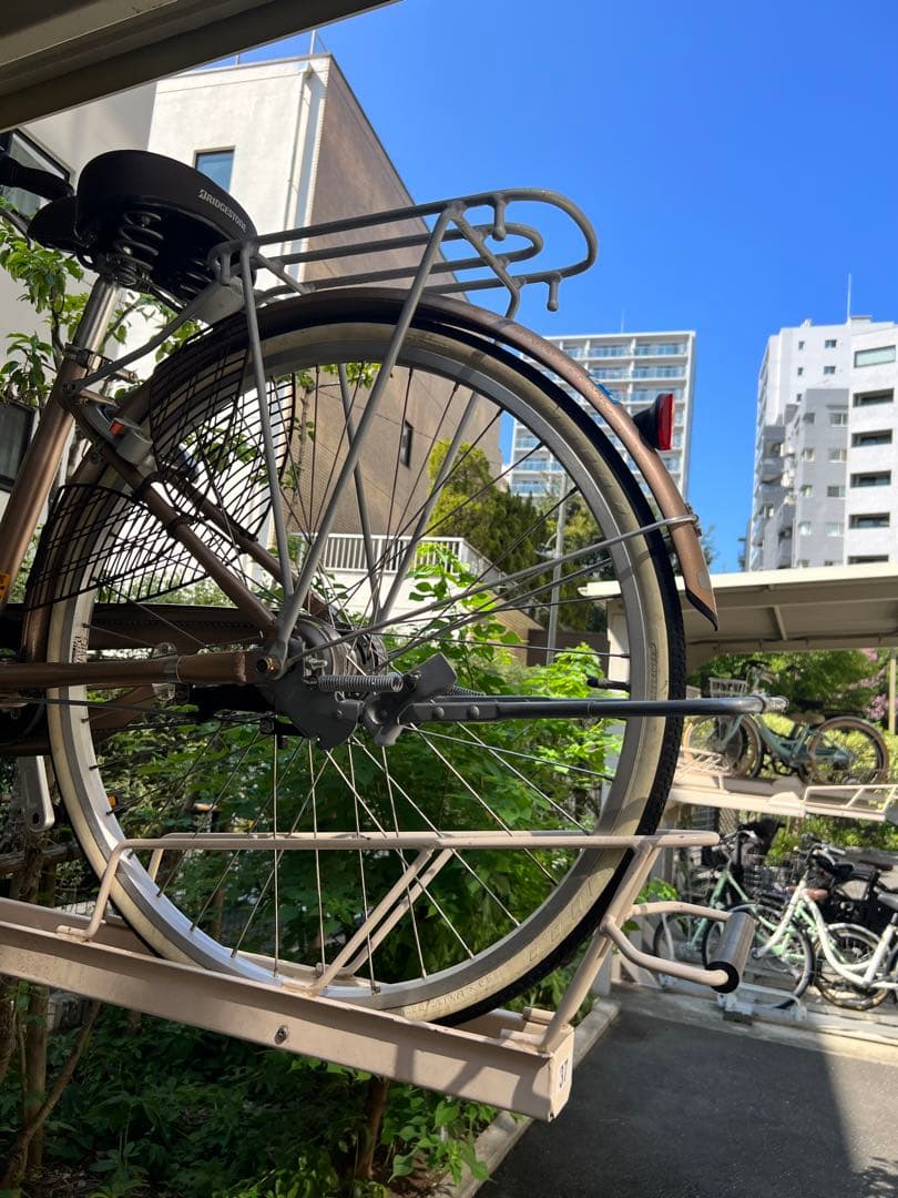 BRIDGESTONE シティサイクル 26インチ　アルミーユ ベルト(3段変速