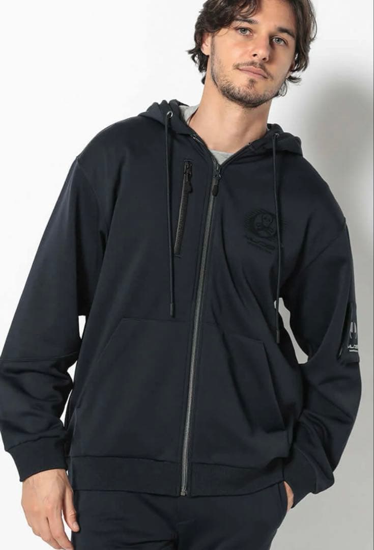 【極美品】MARK&LONA ラバードクロ 希少 パーカー 46サイズ ブラック