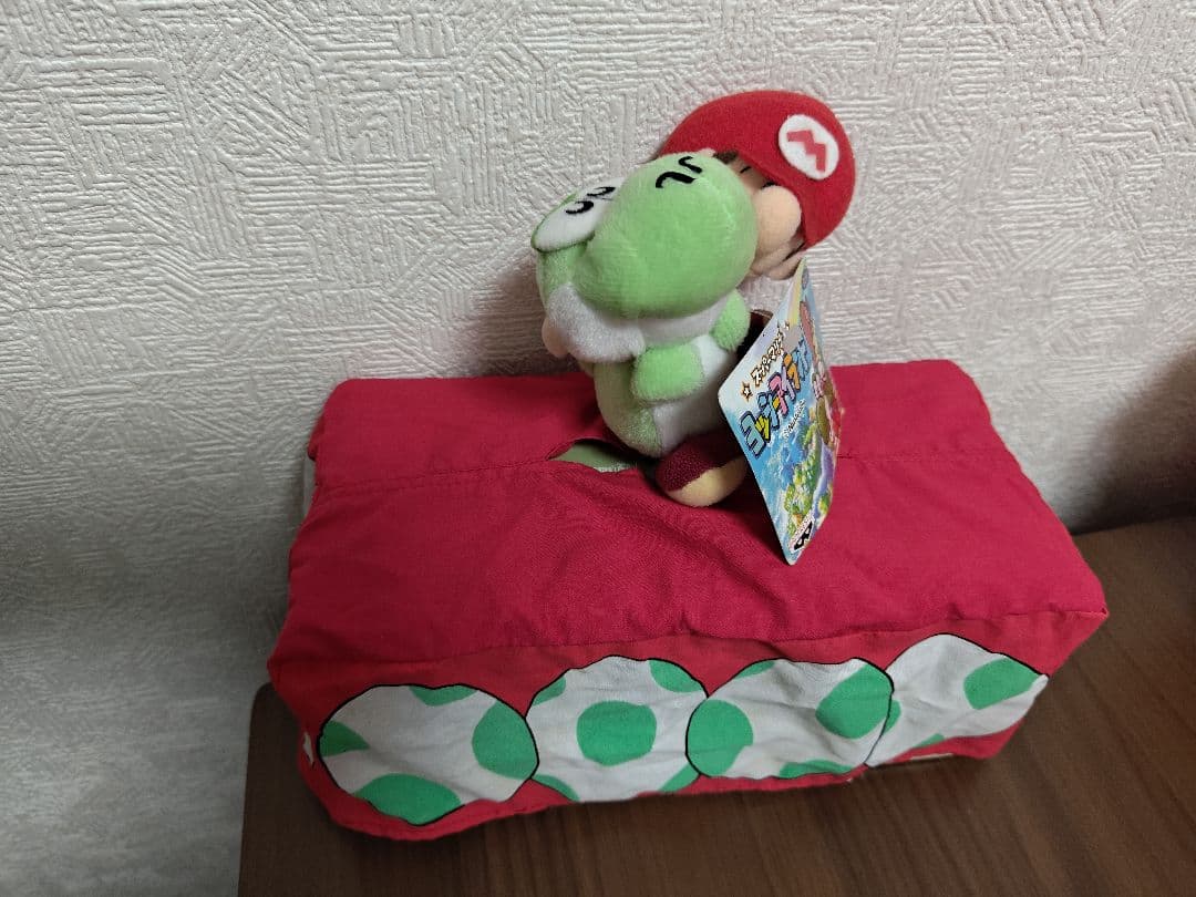 スーパーマリオ　ヨッシーアイランド　ティッシュカバー　ケース　平成レトロ