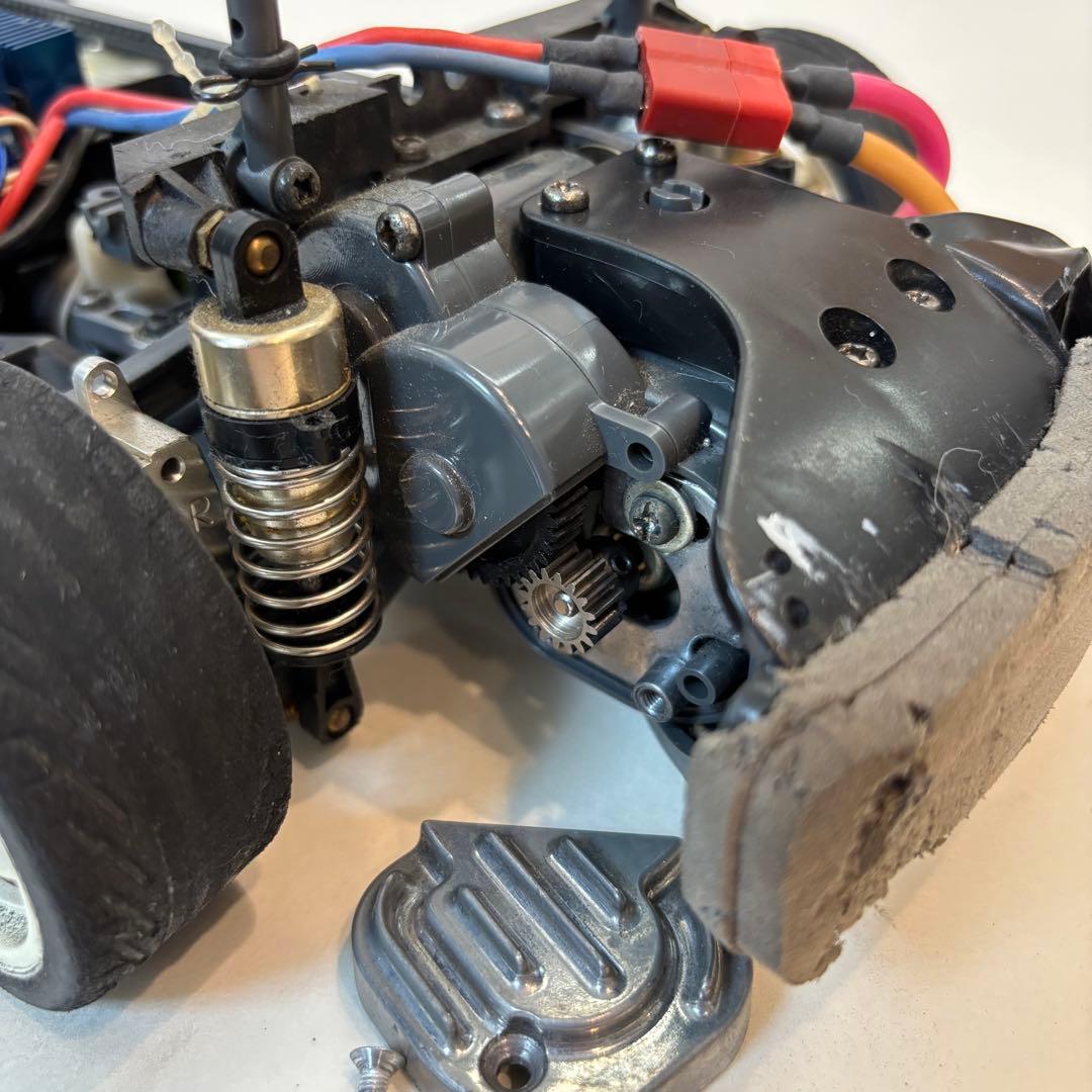 タミヤ TA03F ビンテージRCカーセット／動作確認済み・希少モーター付き