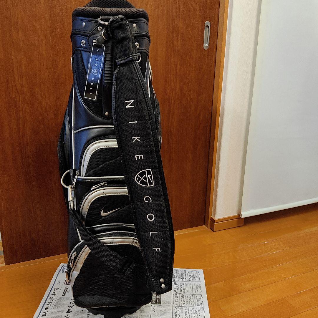 Nike ゴルフ キャディバッグ ブラック/シルバー