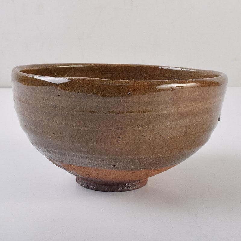 茶道具　清水六兵衛作　絵唐津　茶碗　銘和心　共布　淡々斎極め箱　V　R9212