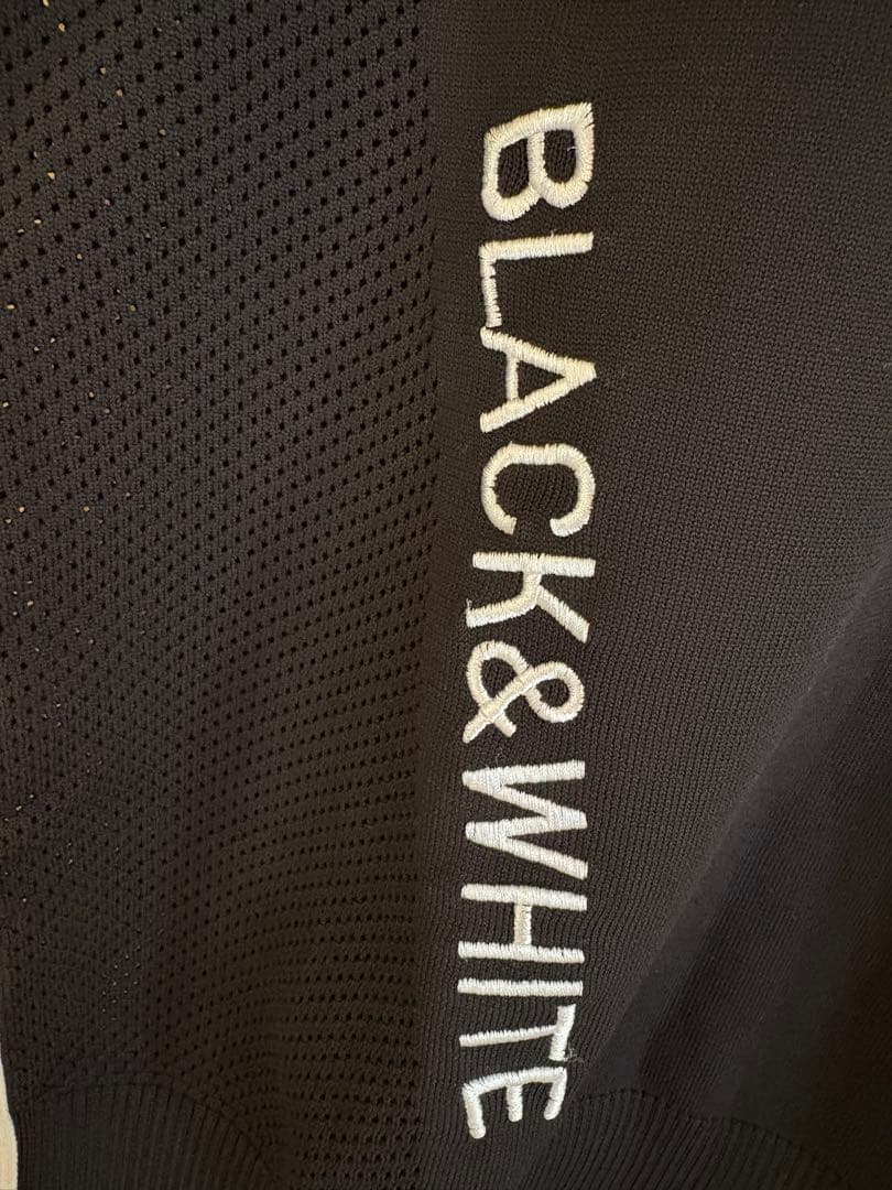 【Black&White】メンズ ゴルフ ベストLL
