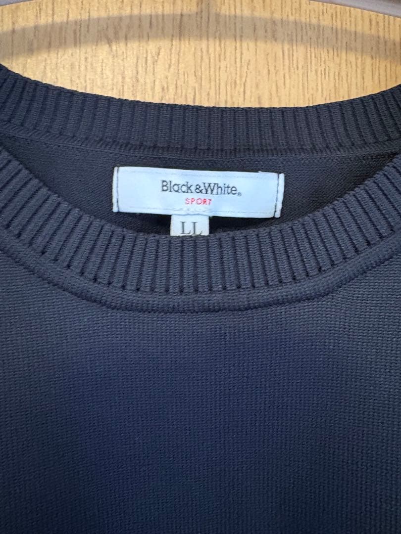 【Black&White】メンズ ゴルフ ベストLL