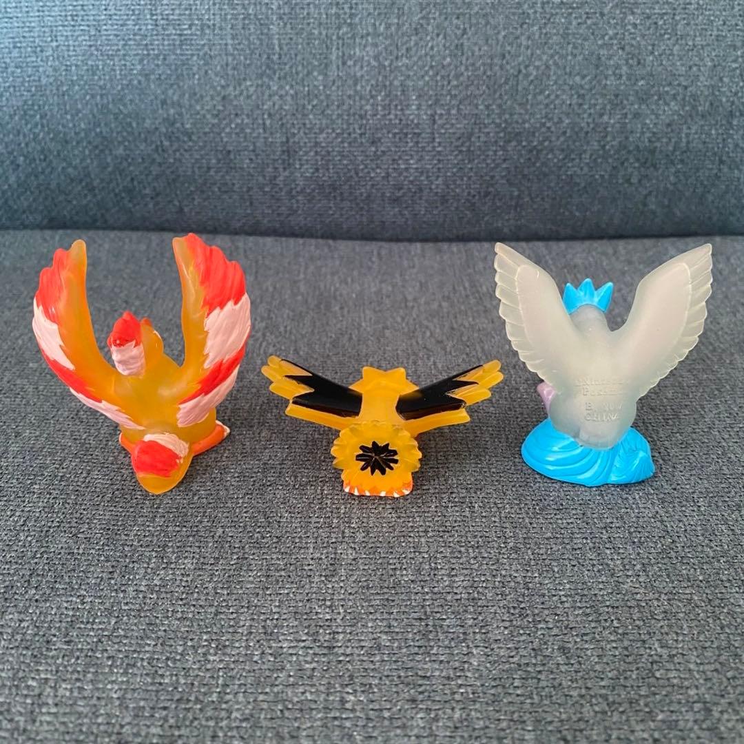 ポケモンキッズ クリア　ファイヤー　サンダー　フリーザー　セット 指人形