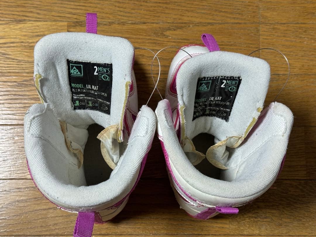 ケーツー キッズ スノーボード 板110cm 靴20cm バイン付き