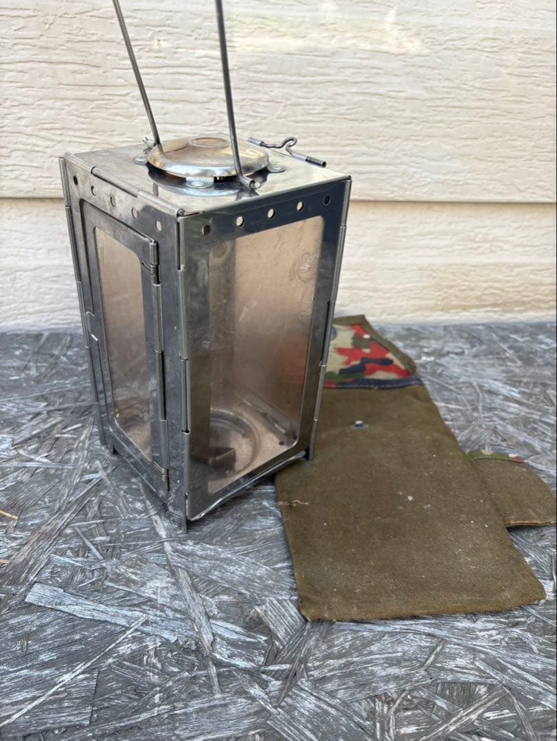 ★値下げ中★ スイス軍 折り畳み式 フォールディングキャンドルランタン 希少