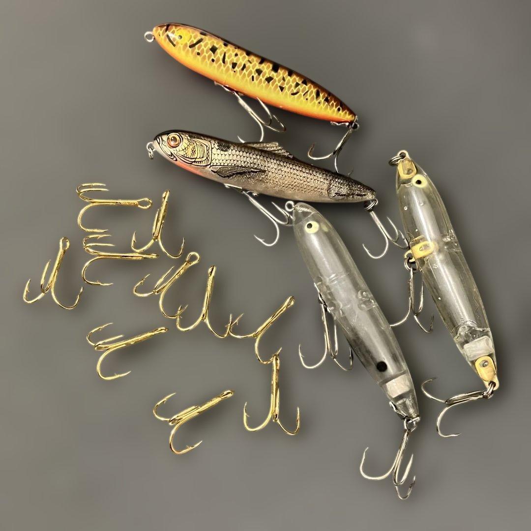 【サイズ1/0】100本　入手困難　イーグルクローゴールドトレブルフック376M