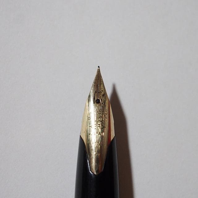 2代目 極細 パイロット カスタム 万年筆 14K ニブがでかい EF