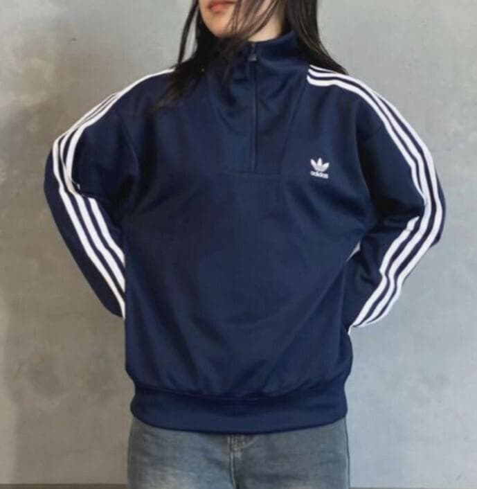 ☆アディダス ファンネルネックトラックトップ　ジャージ iz4805 XL
