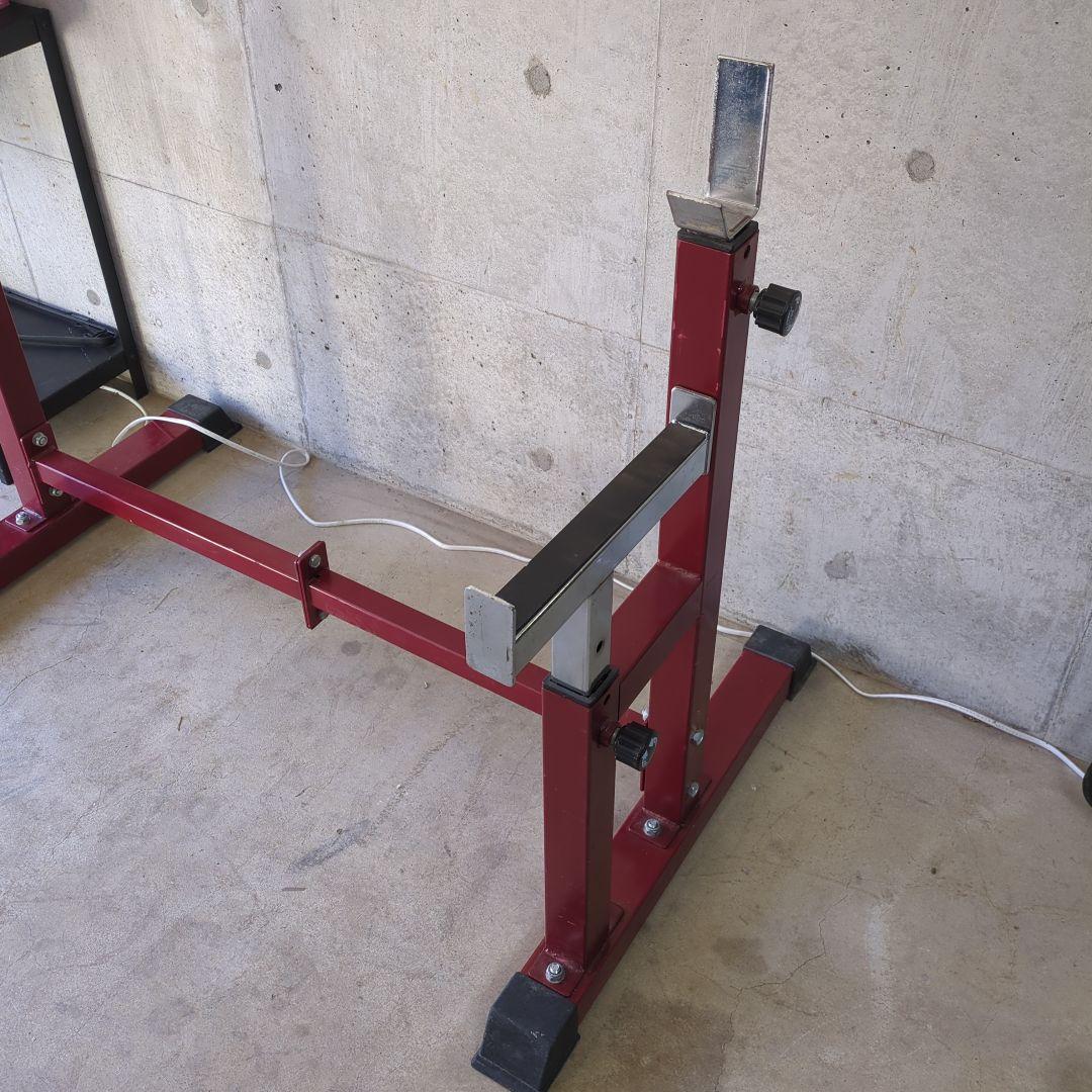 セーフティバー付きベンチプレス台