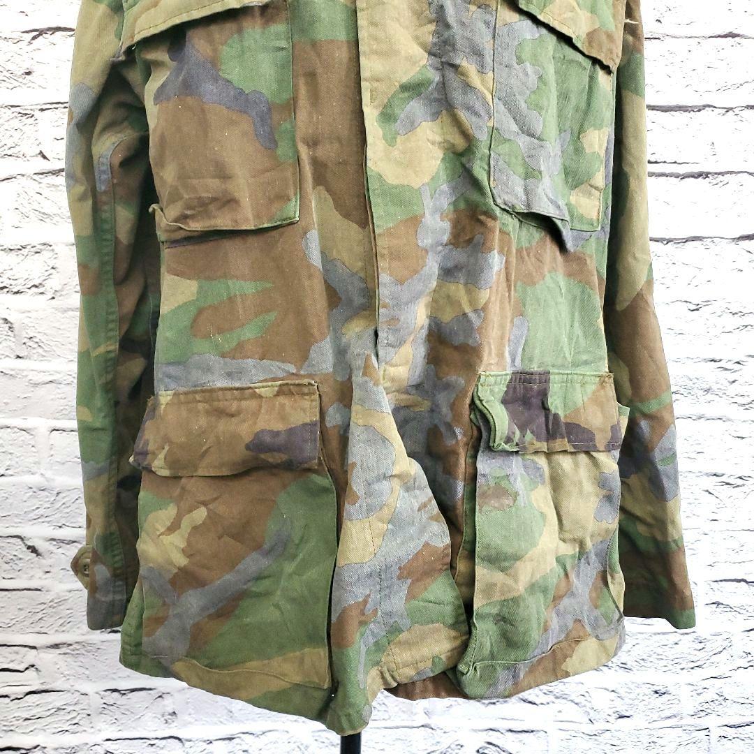 米軍実物 BDUジャケット ウッドランド迷彩 90s放出品 ミリタリー古着