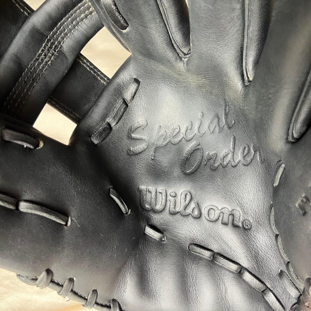 Wilson 特注グローブ 麻生茂明氏　軟式用　オーダー　内野用