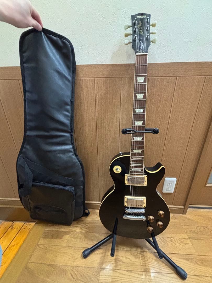 YAMAHA レスポール LP400 ブラック ソフトケース付き