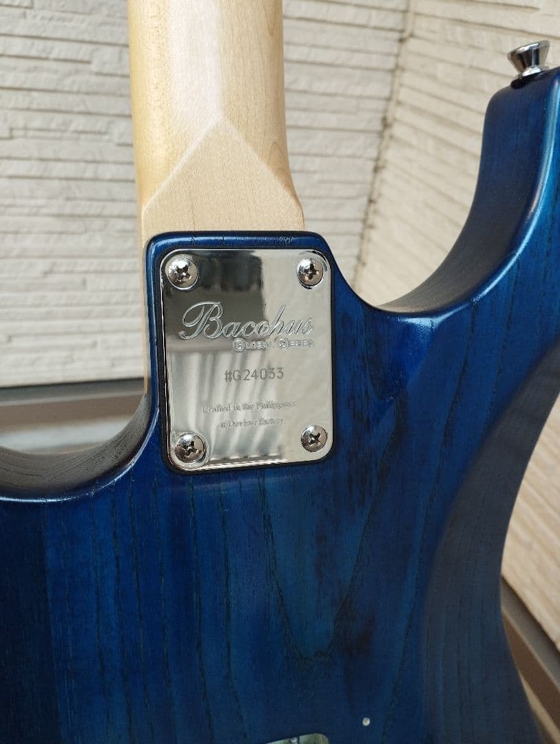 Bacchus ストラト グローバルシリーズ ash 濃紺 アッシュ