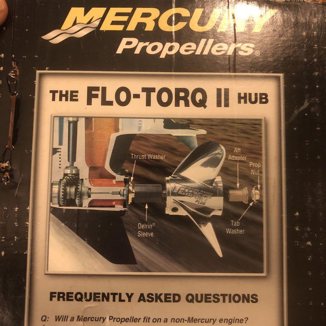 Mercury enertia プロペラ　船外機