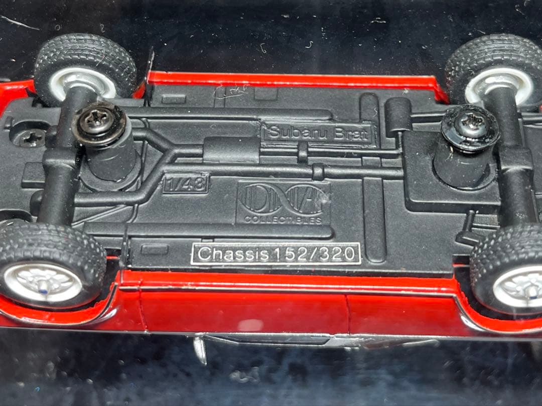 超レアモデル❗️ミニカー 1/43 DNA スバル ブラット レッド