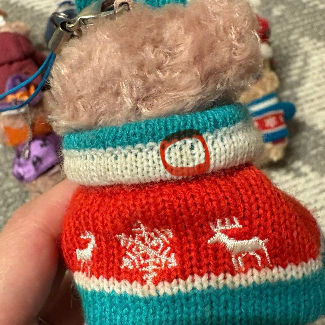 ダッフィーシェリーメイぬいぐるみバッジ・ぬいぐるみストラップ10体セット