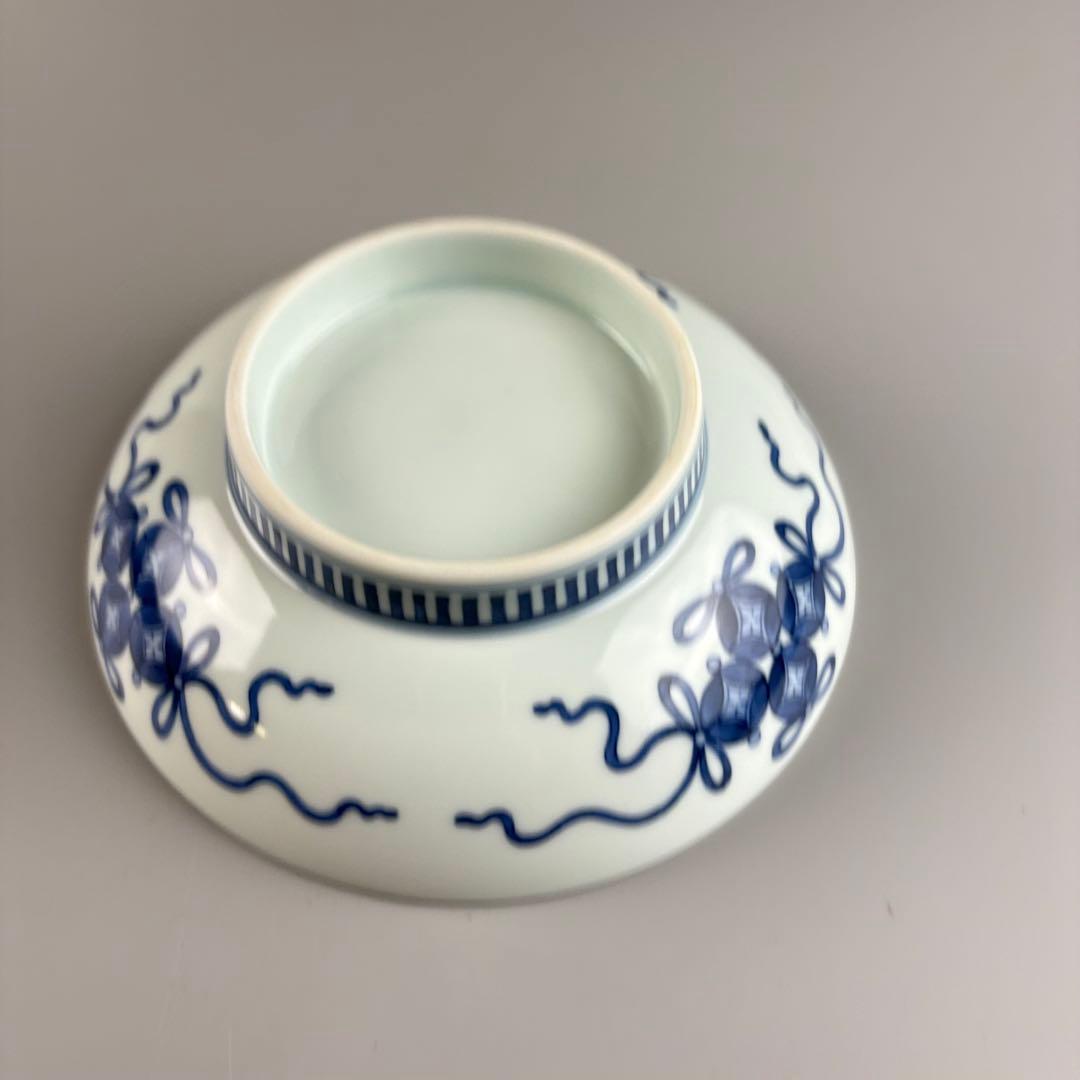 鍋島 色絵 桜花籠文 五寸皿 市川龍男 市川龍仙 共箱 皿 飾皿 絵皿