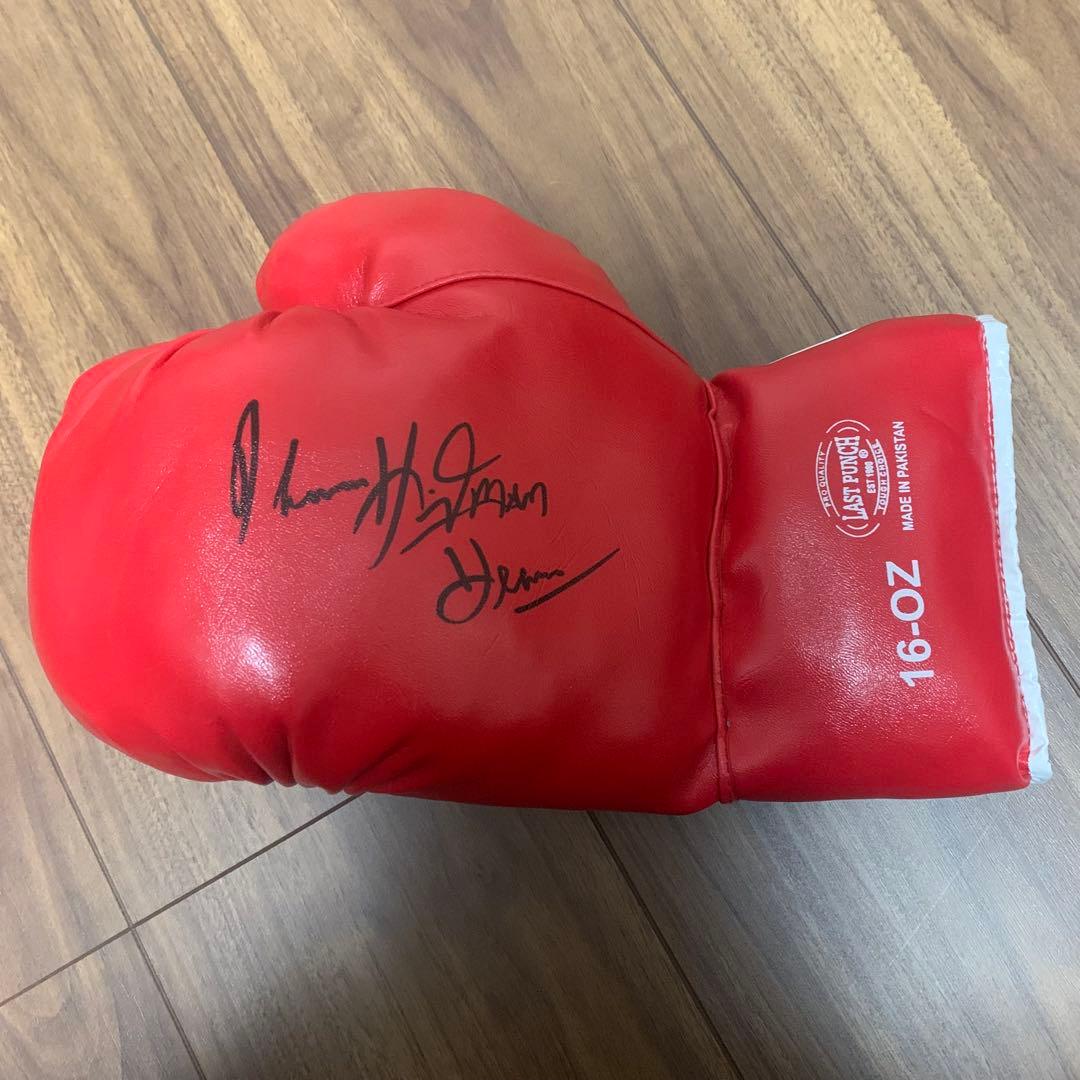 本物 トーマス・ハーンズ 直筆サイン　インスク入り グローブ